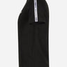 Lacoste T-shirts Contrast stripe t-shirt - black