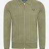 Fred Perry Vesten Zip through sweatshirt - laurel wreath green