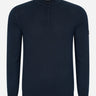 Barbour International Truien Cotton half zip knit - international navy