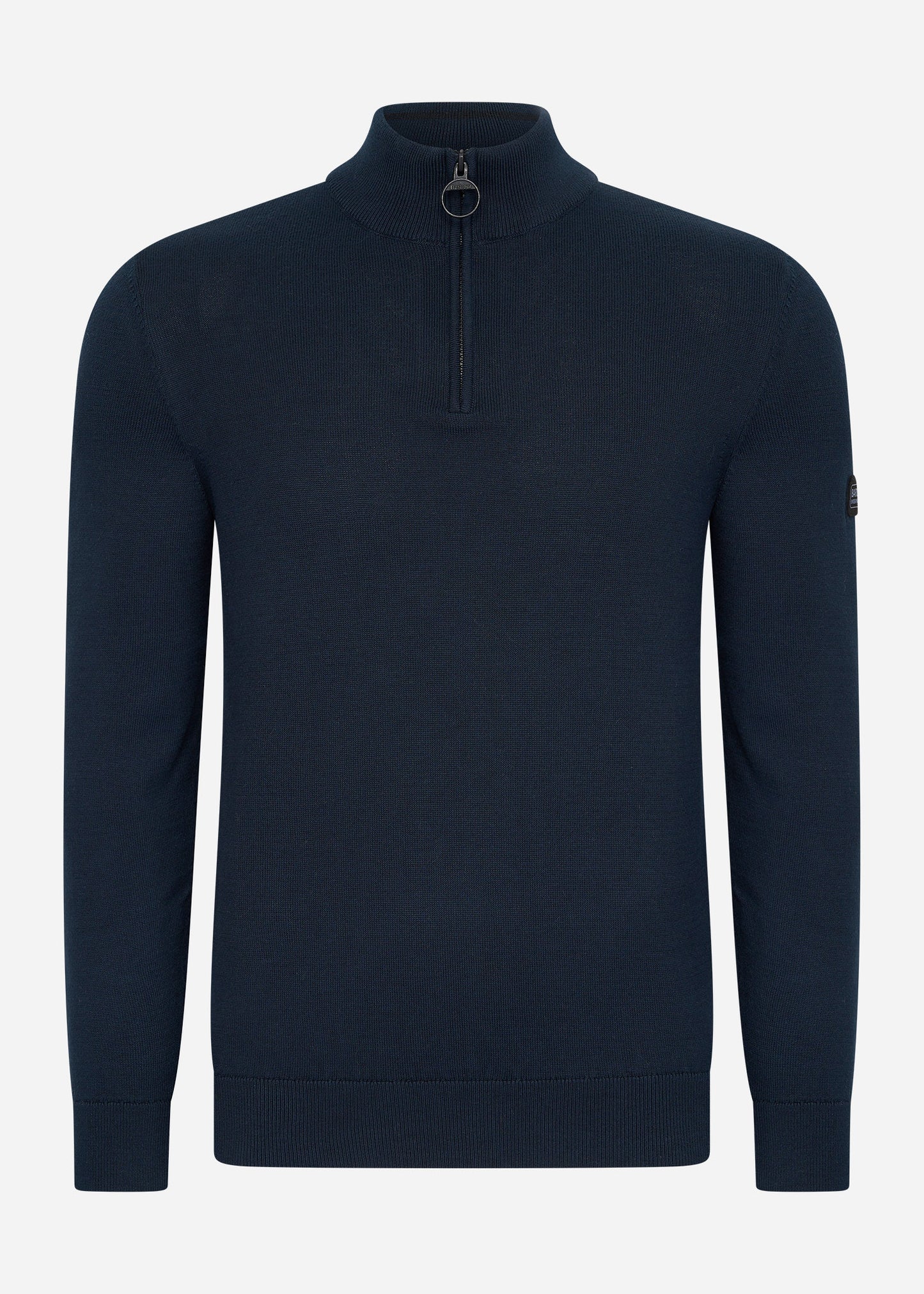 Barbour International Truien Cotton half zip knit - international navy