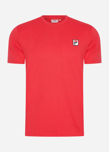 Fila T-shirts  3 pack ledge tee - True Red - Black - Aventurine