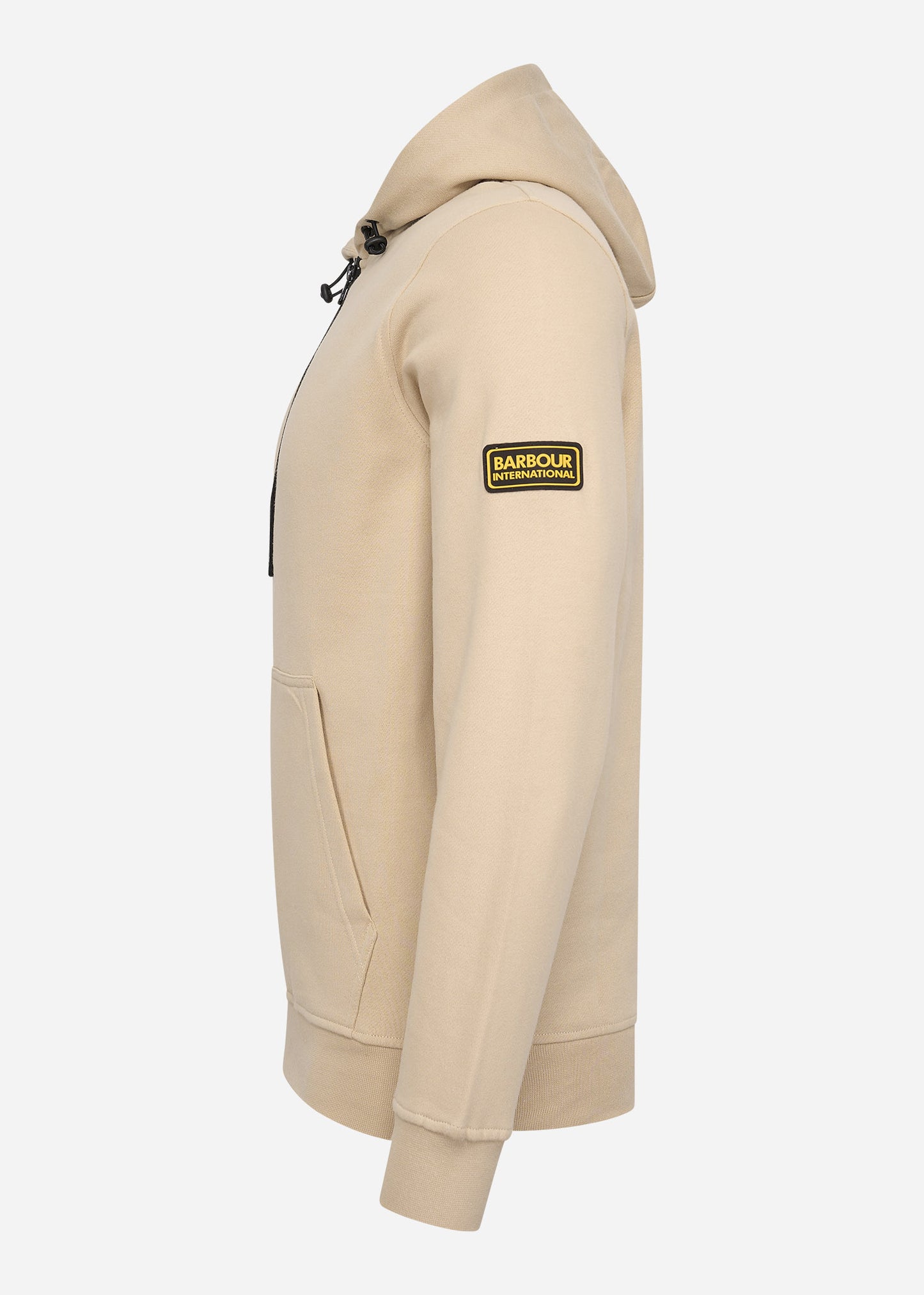 Barbour International Hoodies Badge half zip hoodie - lt stone