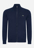 Lacoste Vesten A Zip through sweater - navy blue