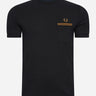 Fred Perry T-shirts Loopback jersey pocket t-shirt - black