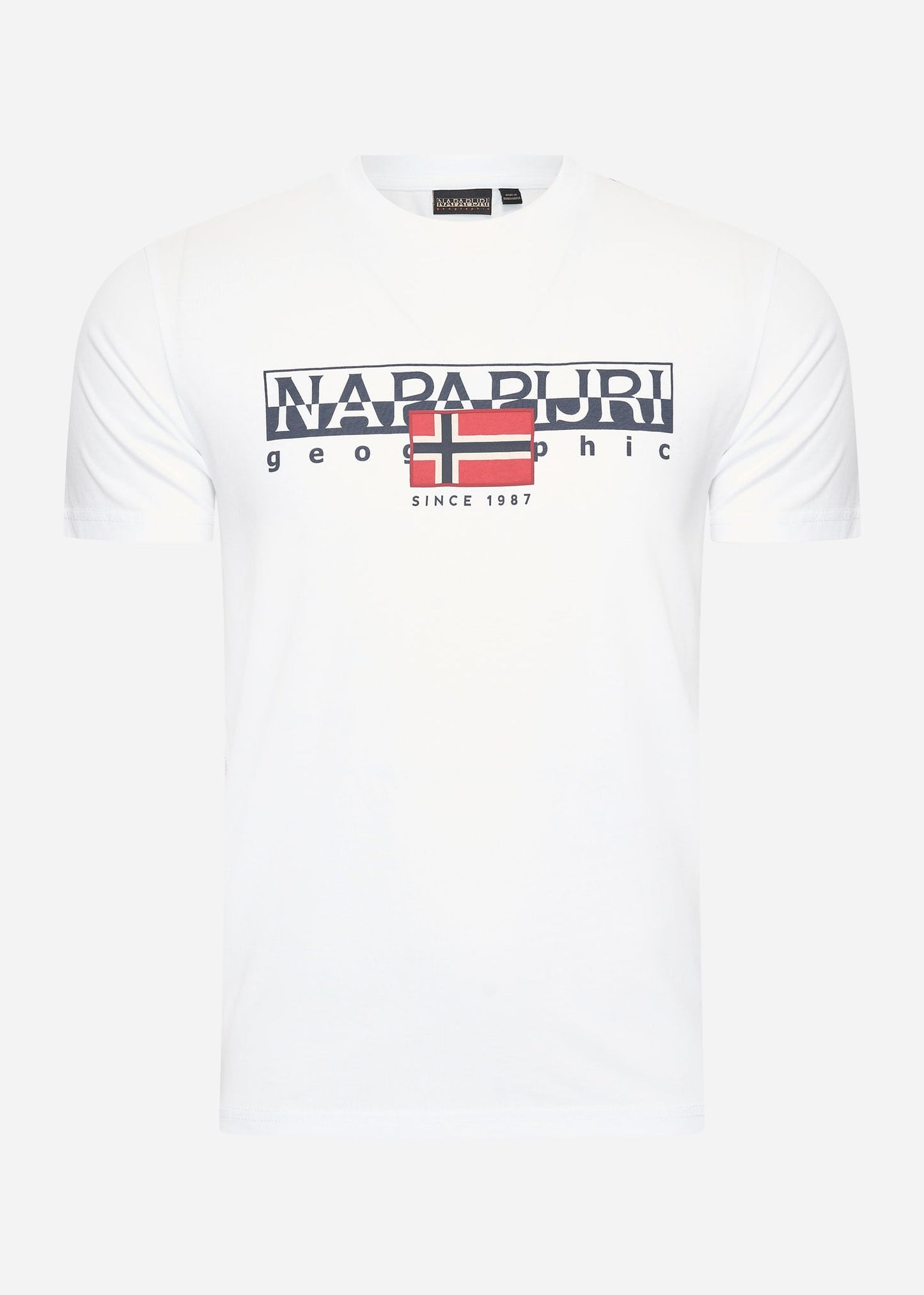 Napapijri T-shirts Aylmer t-shirt - bright white