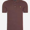 Lyle & Scott Polo's Plain polo shirt - deep mahogany