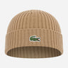 Lacoste Mutsen Beanie - cookie