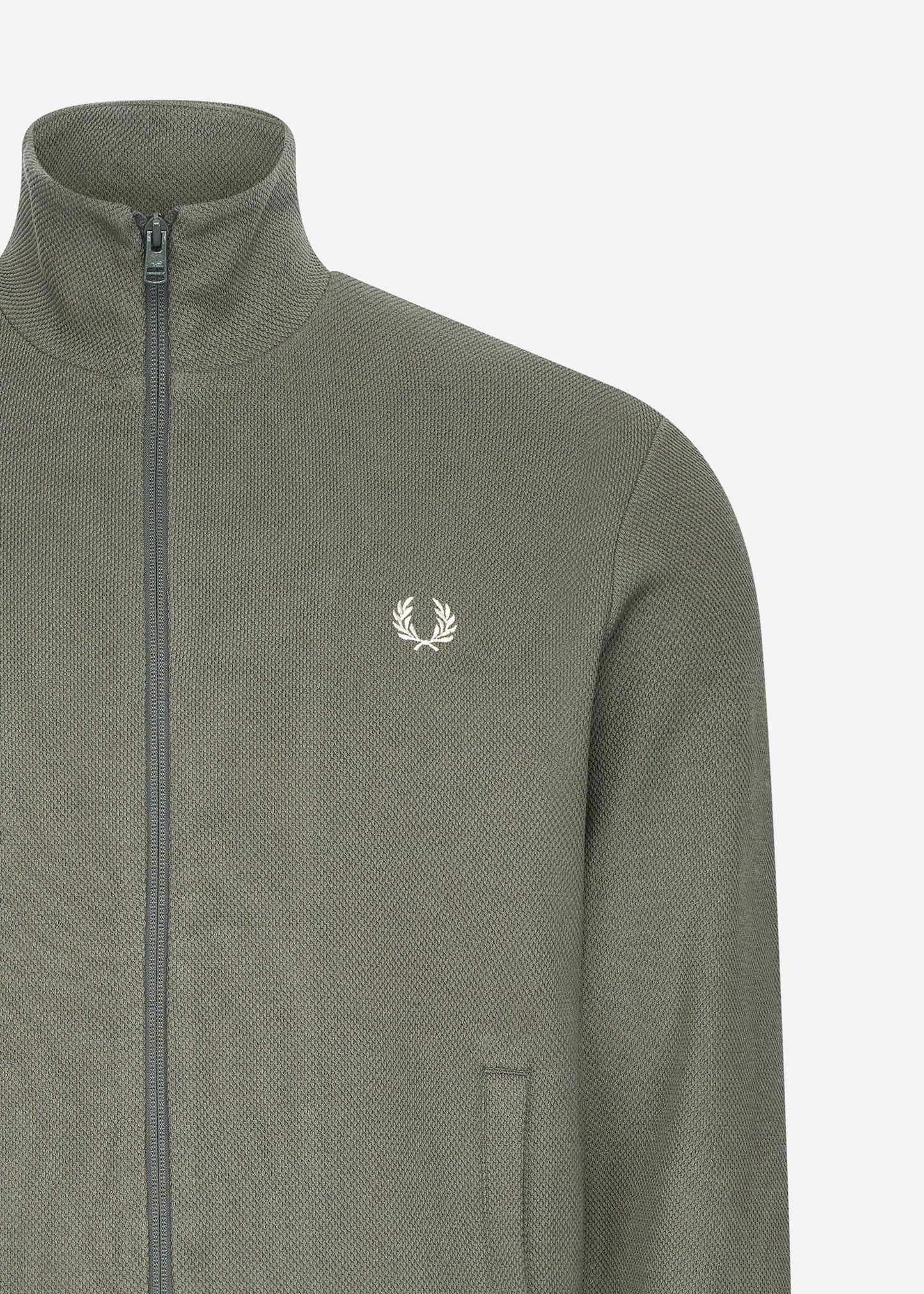 Fred Perry Vesten Laurel wreath sleeve track jacket - field green