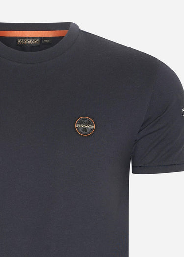 Napapijri T-shirts Badge t-shirt - blue marine