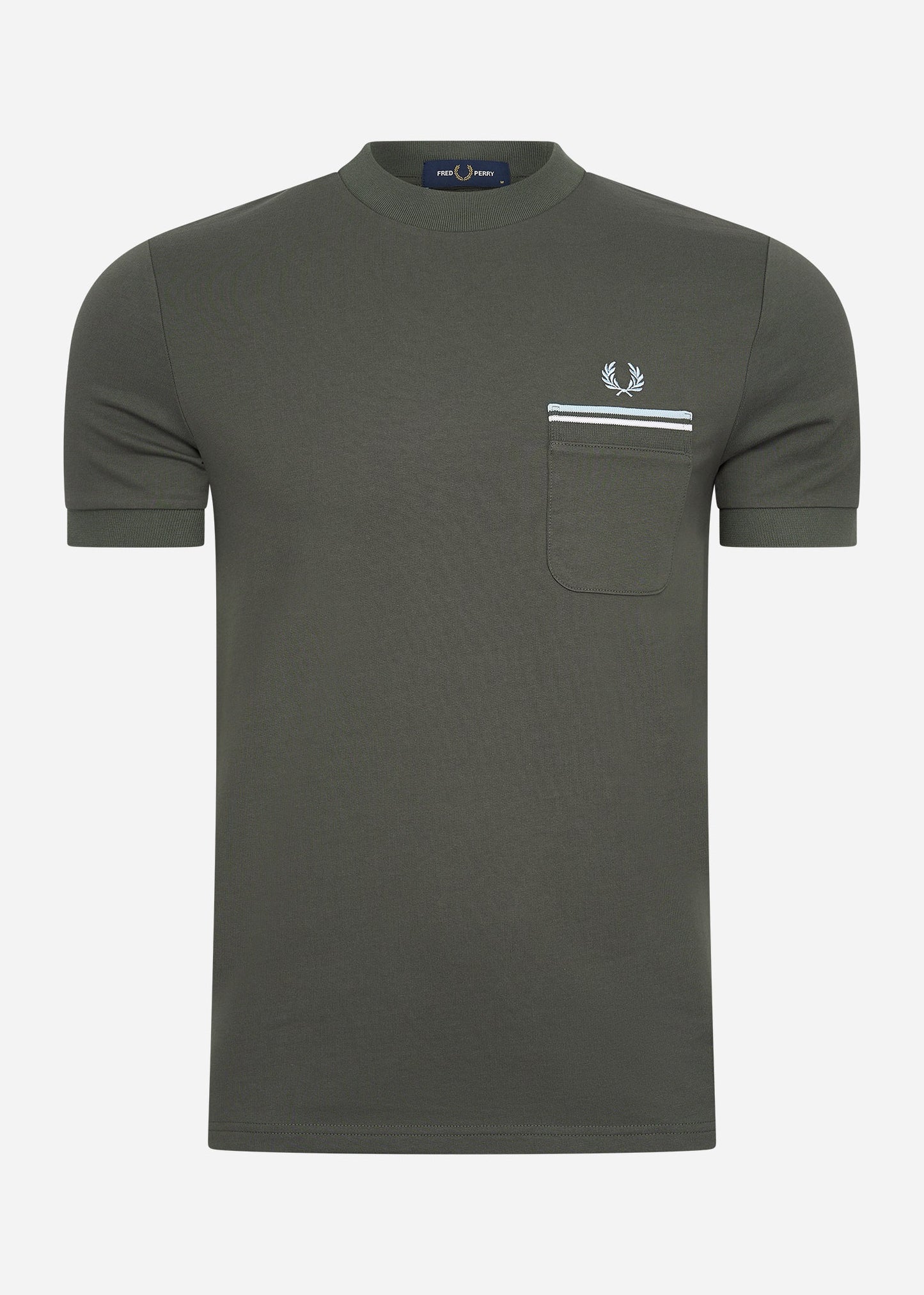 Fred Perry T-shirts Loopback jersey pocket t-shirt - field green