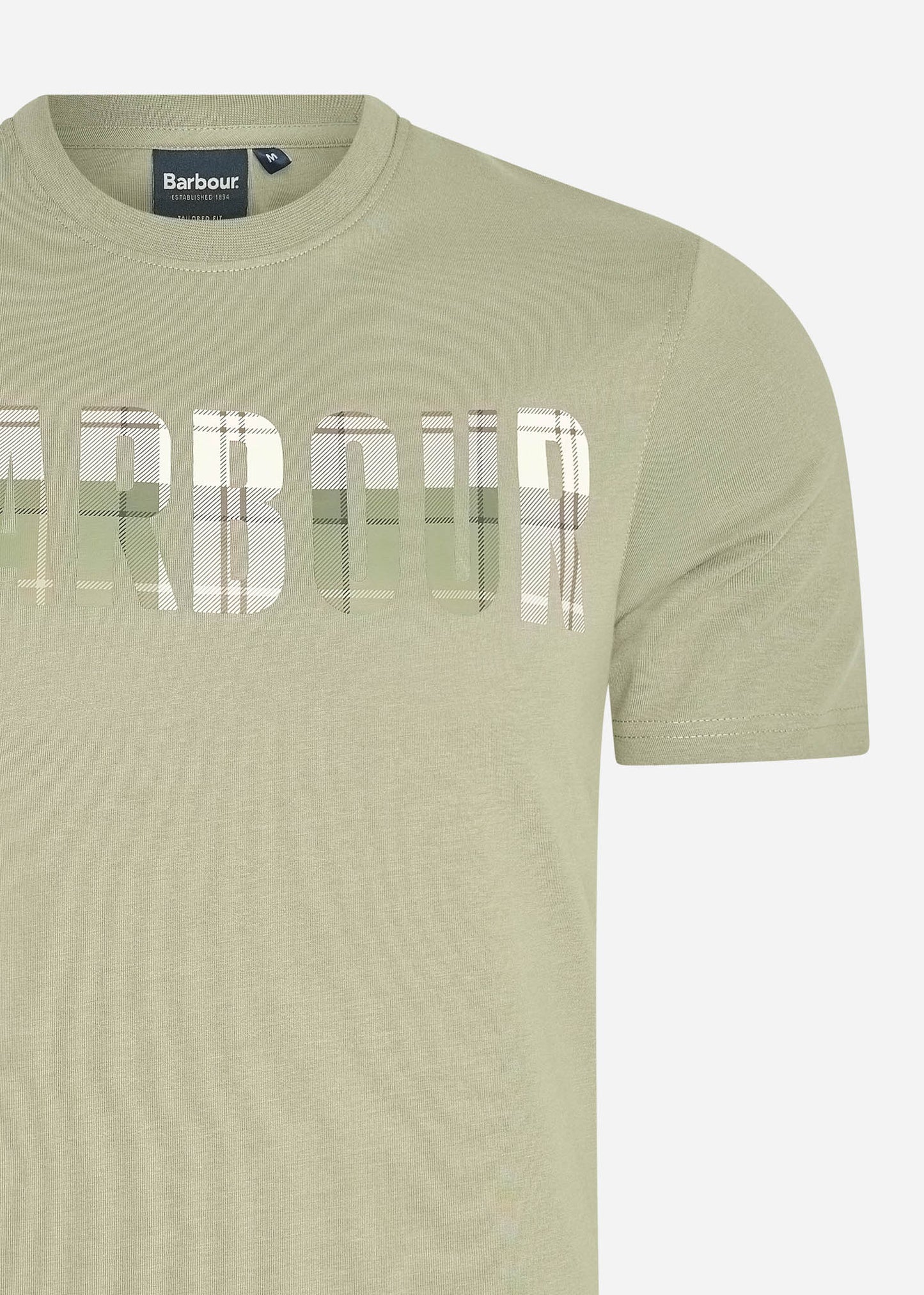 Barbour T-shirts Thurford tee - dusty green