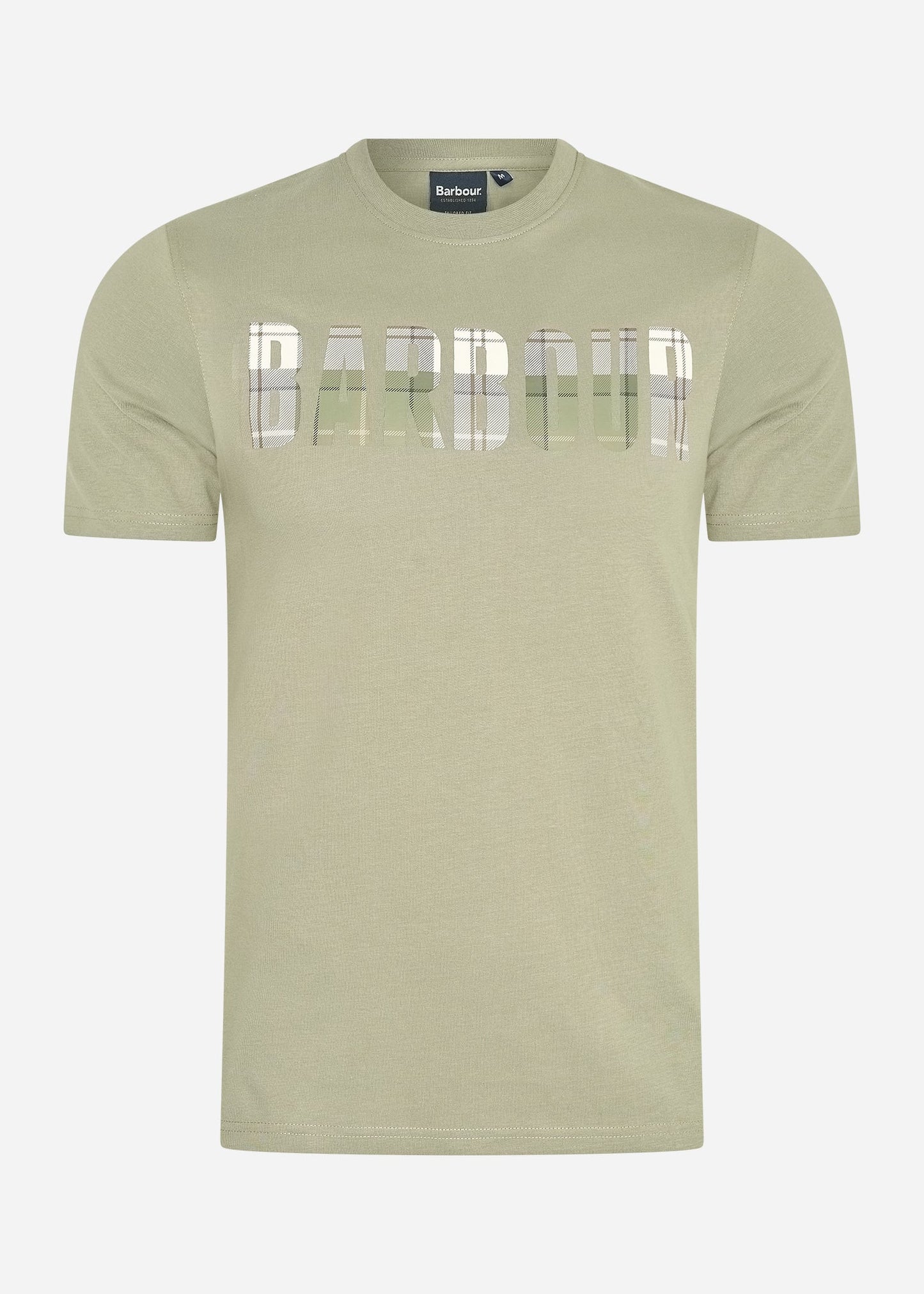 Barbour T-shirts Thurford tee - dusty green