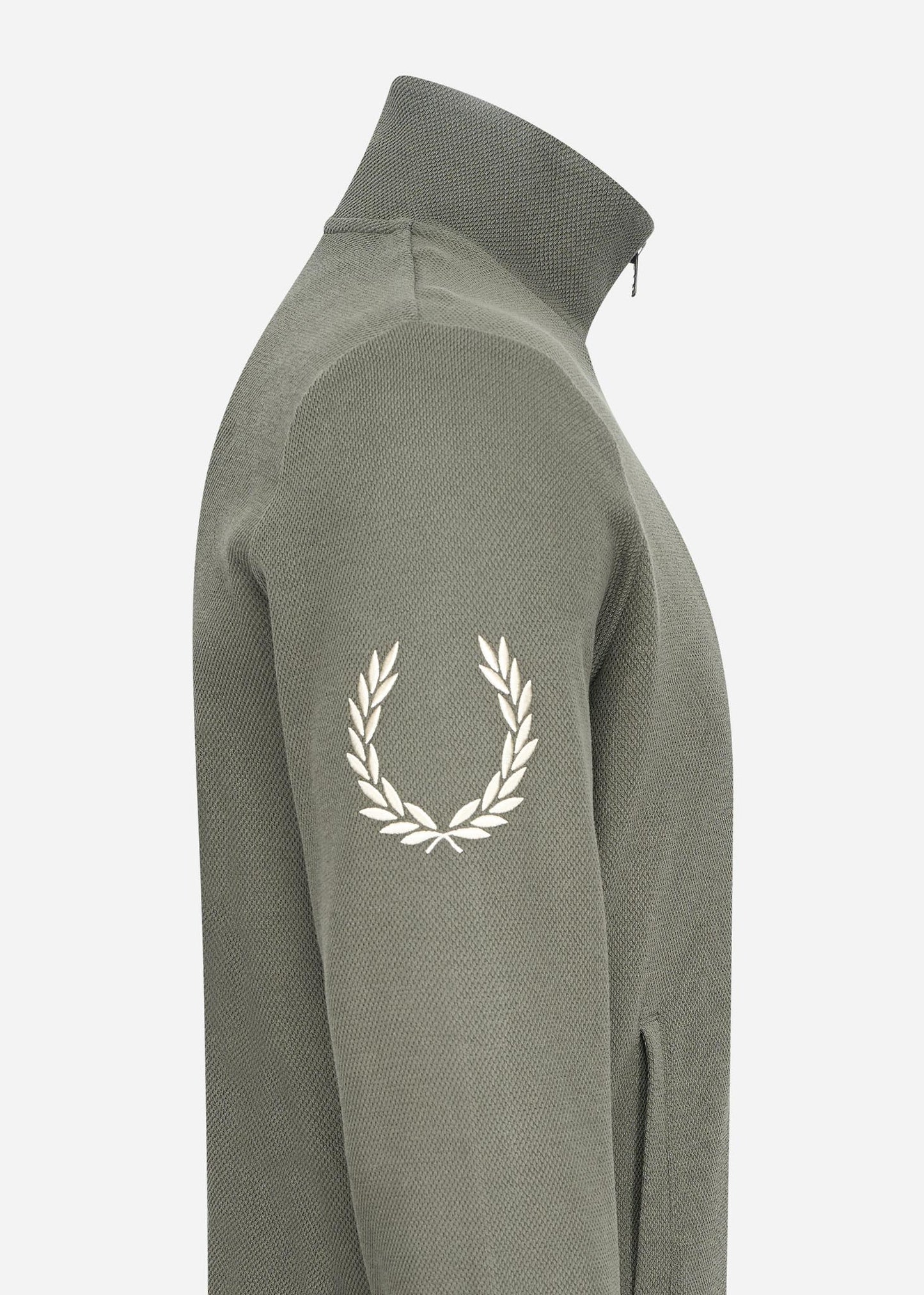 Fred Perry Vesten Laurel wreath sleeve track jacket - field green