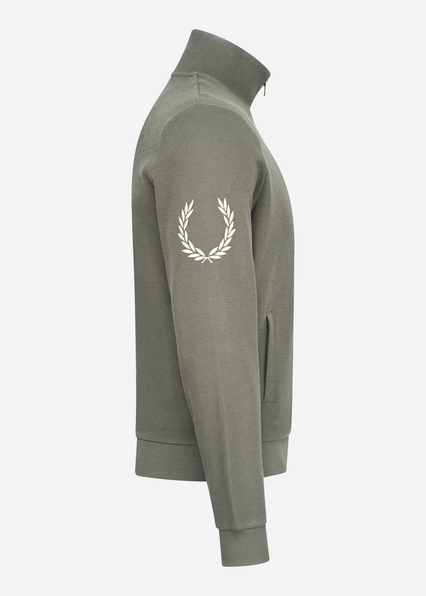 Fred Perry Vesten Laurel wreath sleeve track jacket - field green