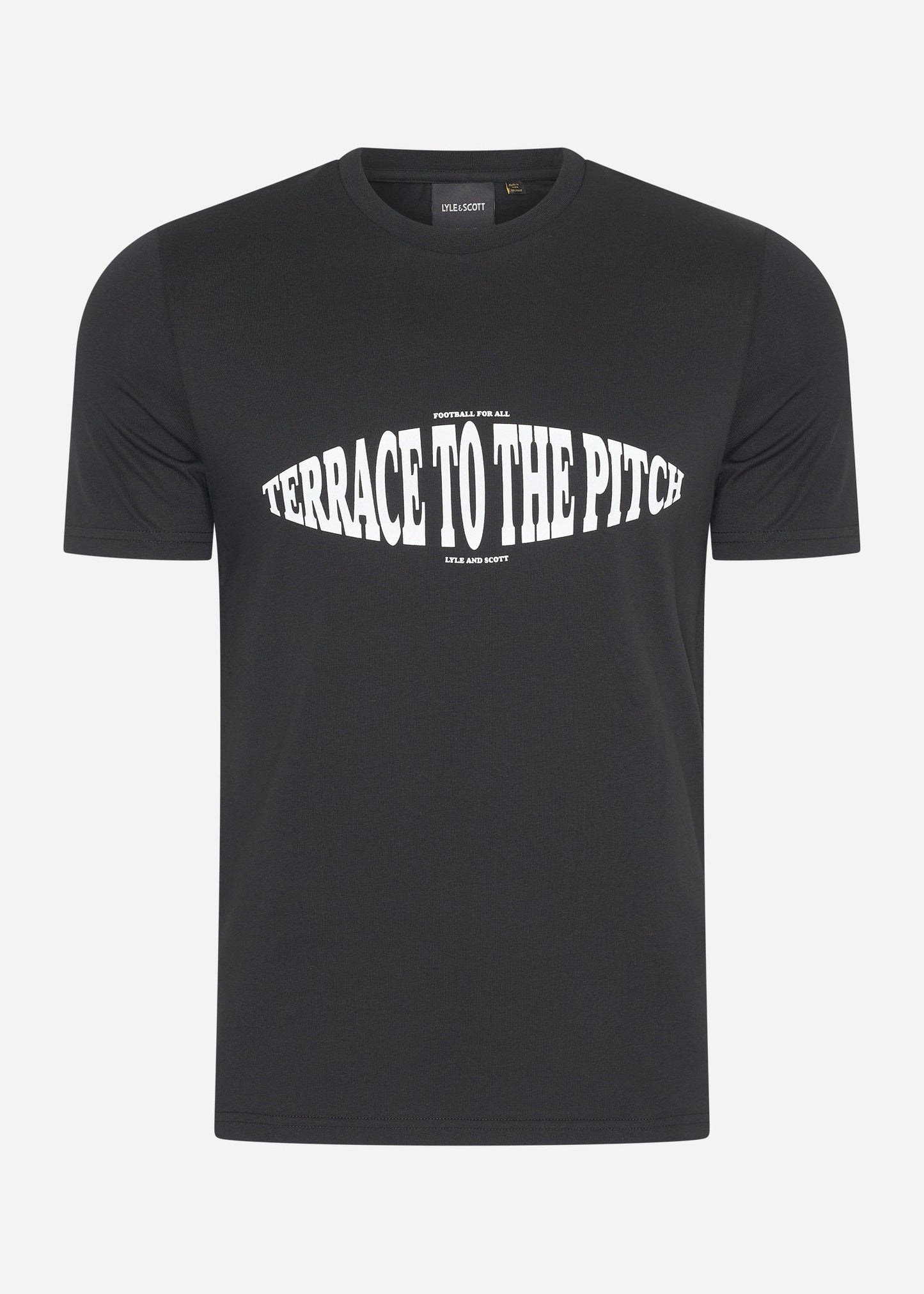 Lyle & Scott T-shirts Terrace graphic - jet black