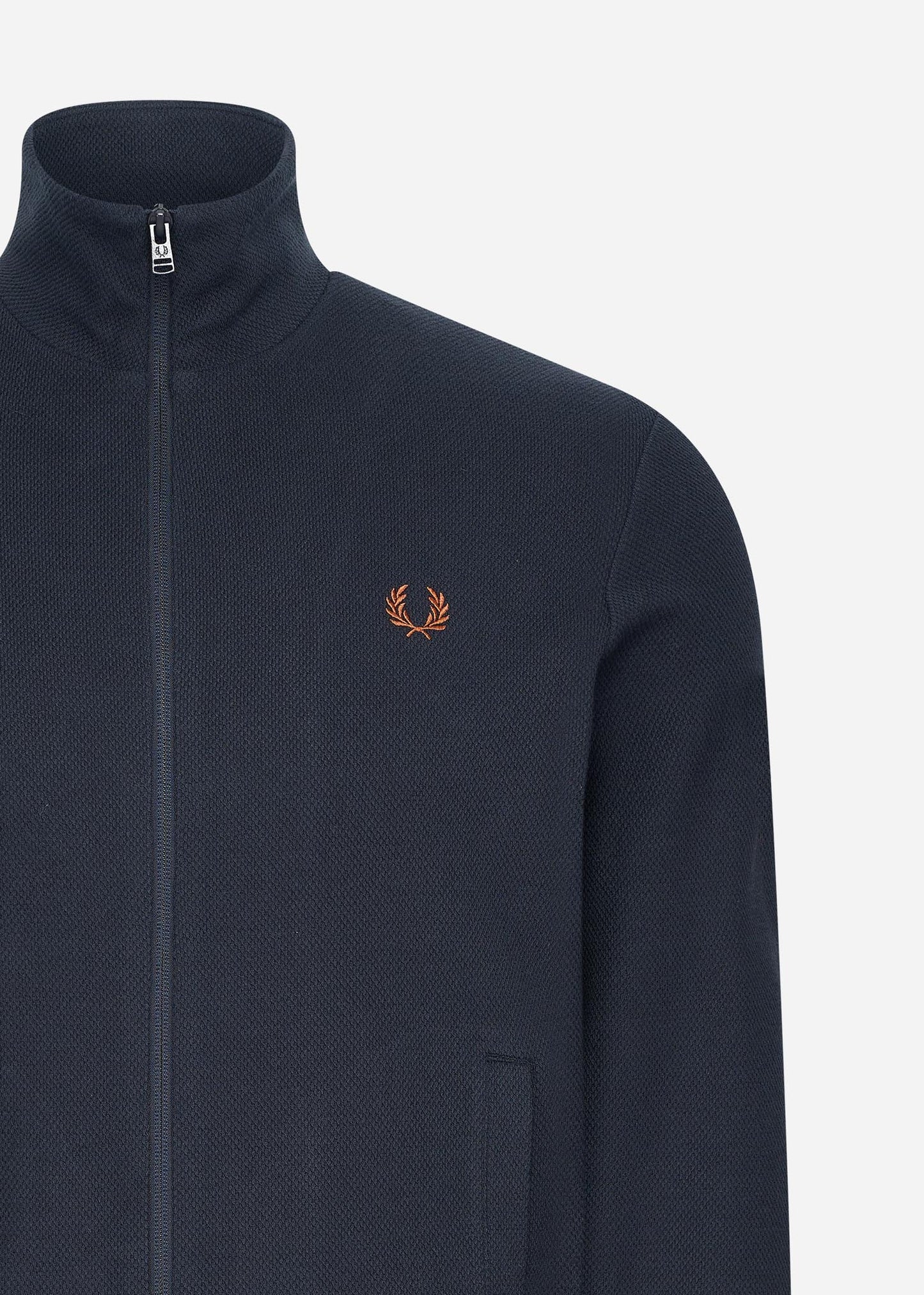 Fred Perry Vesten Laurel wreath sleeve track jacket - navy