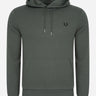 Fred Perry Hoodies Tipped hooded sweatshirt - field green