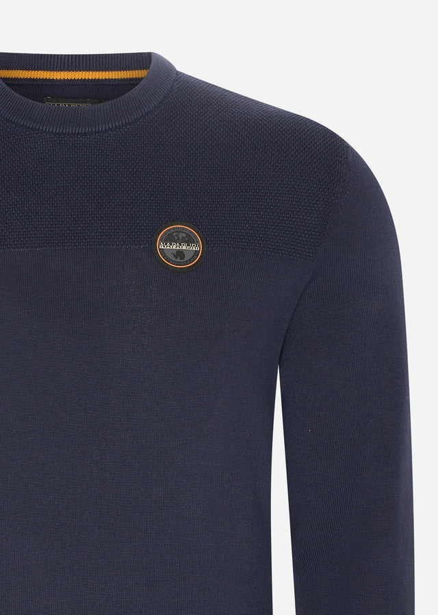 Napapijri Sweaters Derri crewneck sweater - blue marine