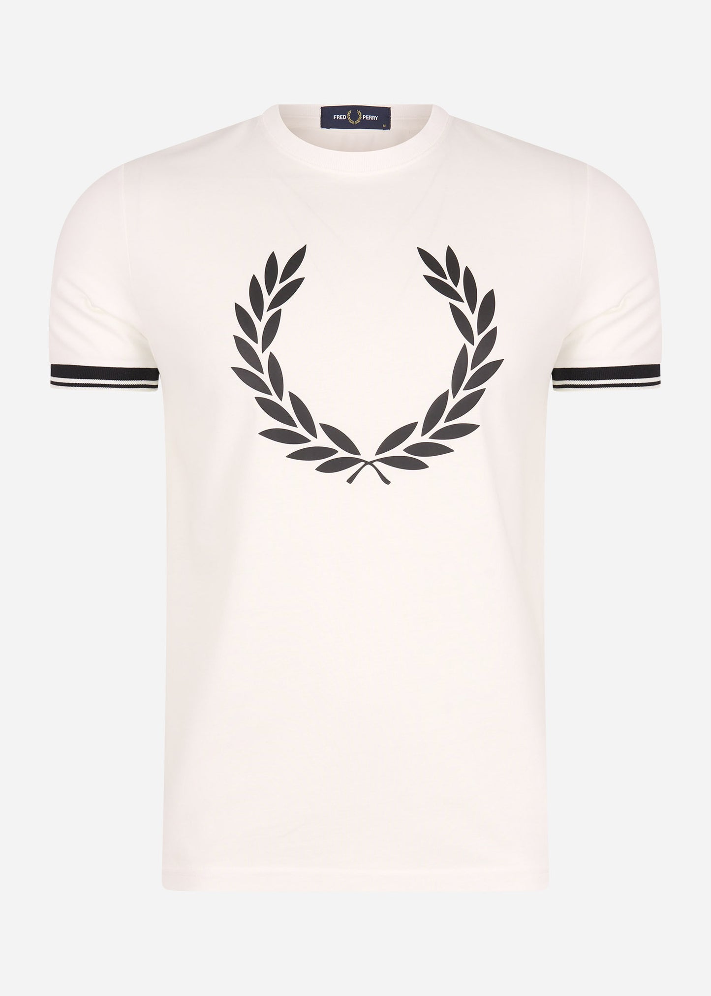 Fred Perry T-shirts Printed Laurel wreath t-shirt - snow white