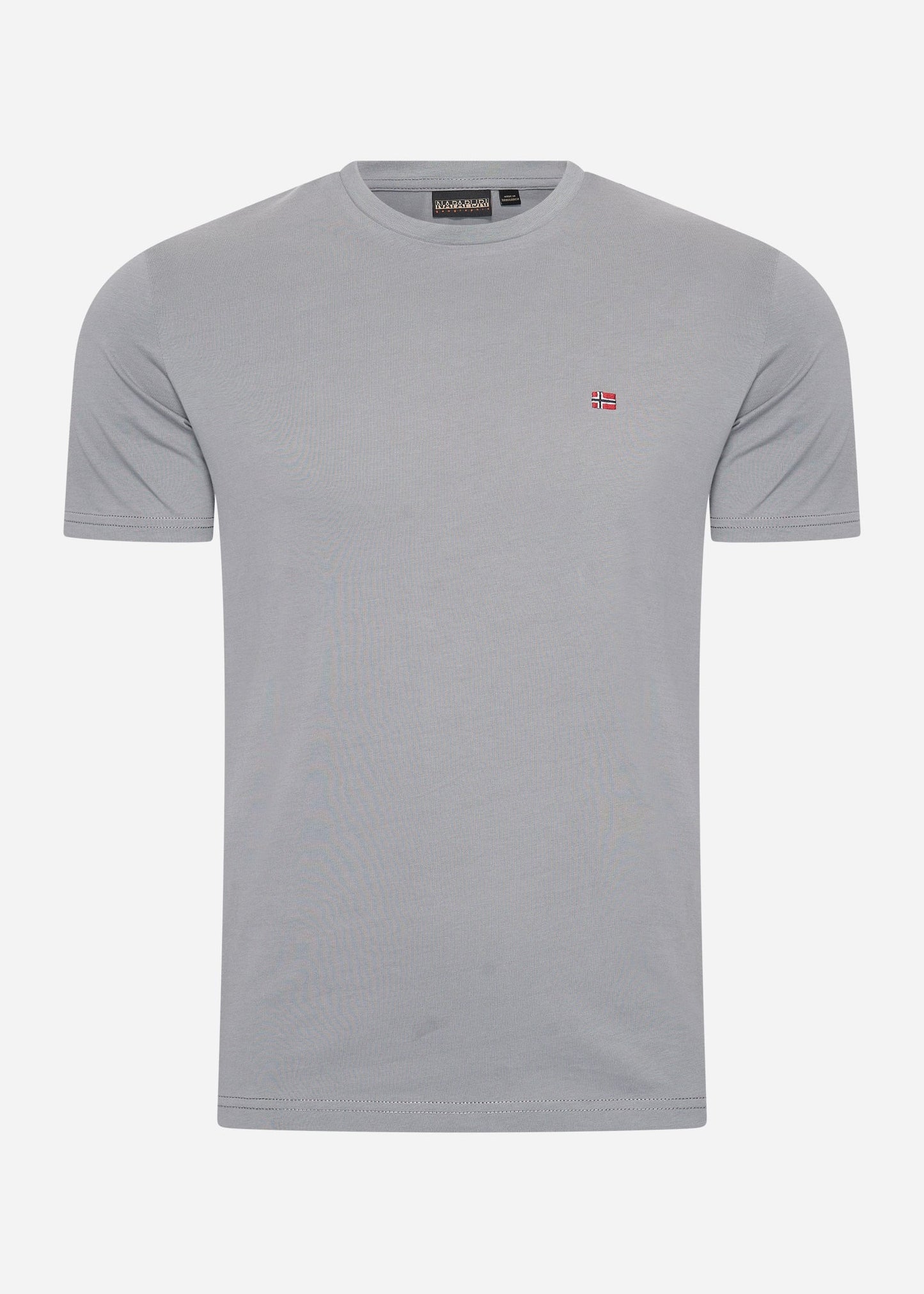 Napapijri T-shirts Salis ss sum t-shirt - grey owl