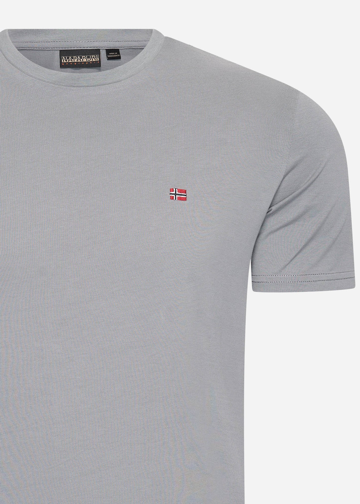 Napapijri T-shirts Salis ss sum t-shirt - grey owl