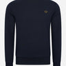 Fred Perry Truien Crew neck sweatshirt - navy dark caramel