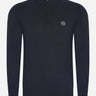 Marshall Artist Truien Siren knitted 1/4 zip - navy
