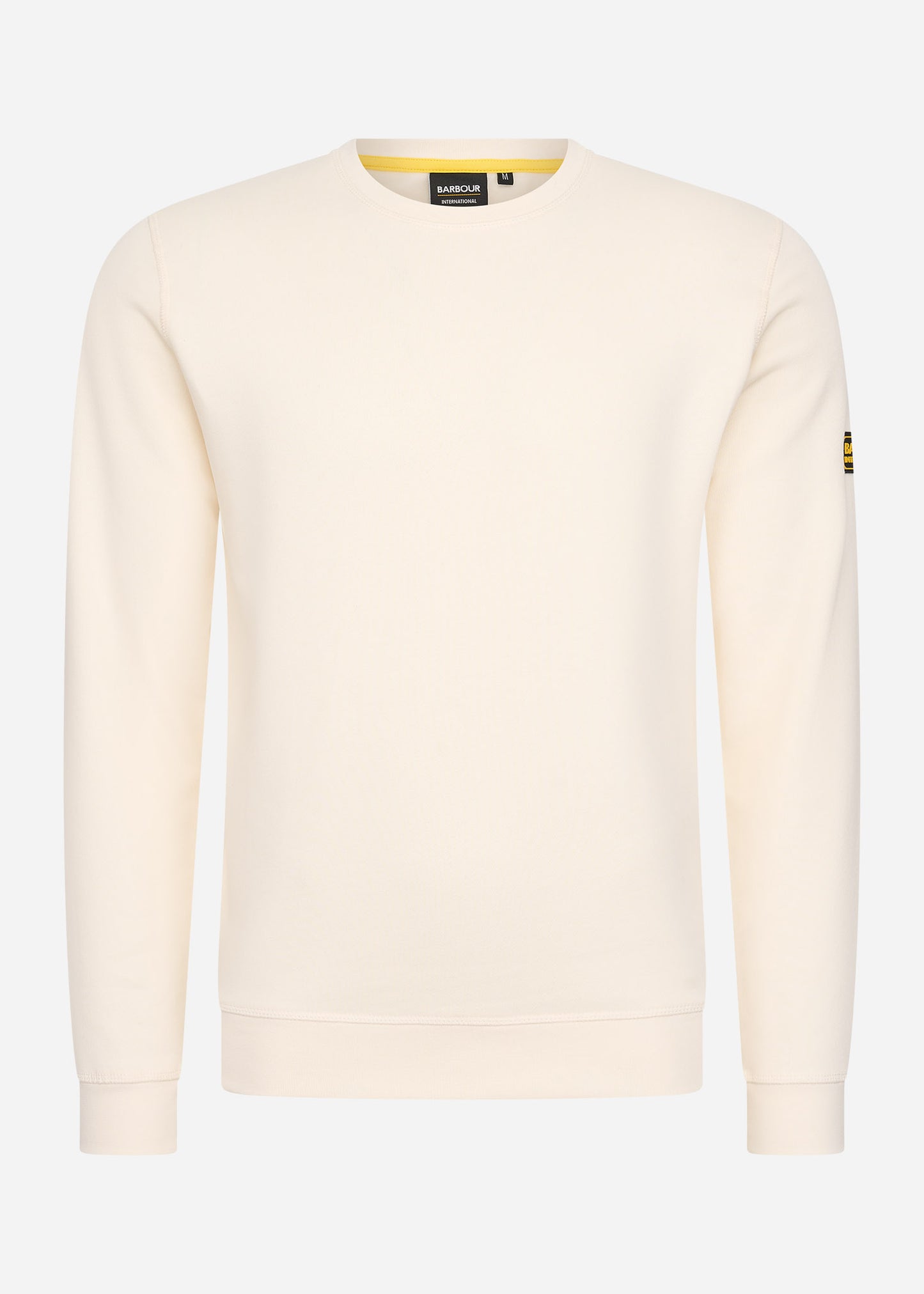 Barbour International Truien Racer badge sweat - whisper white