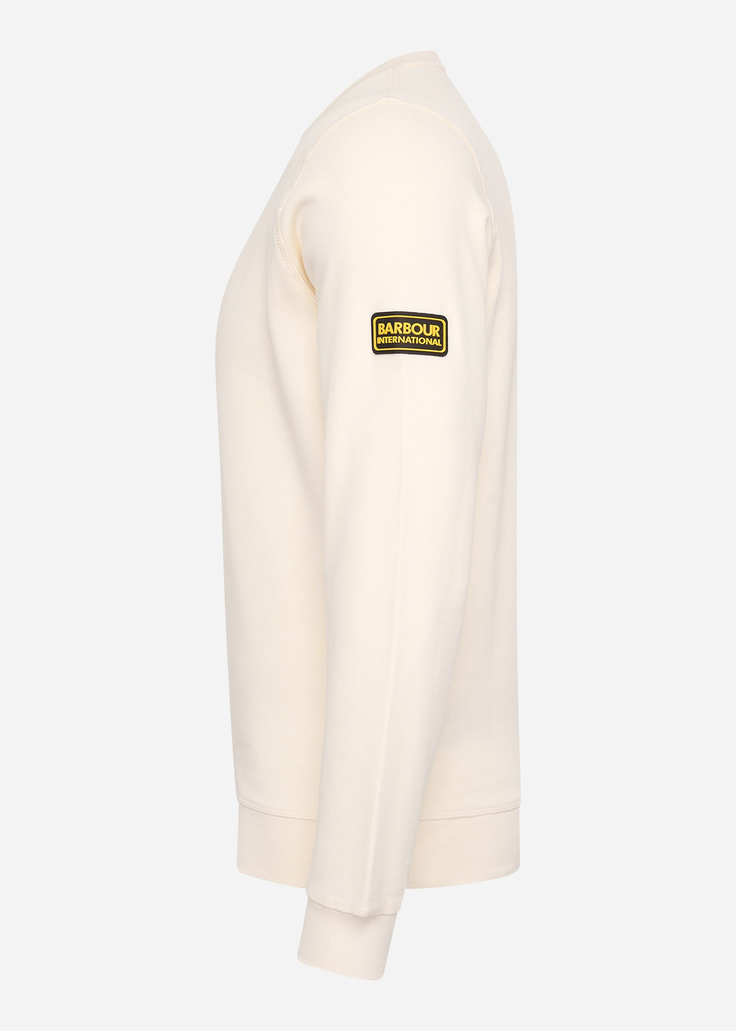 Barbour International Truien Racer badge sweat - whisper white