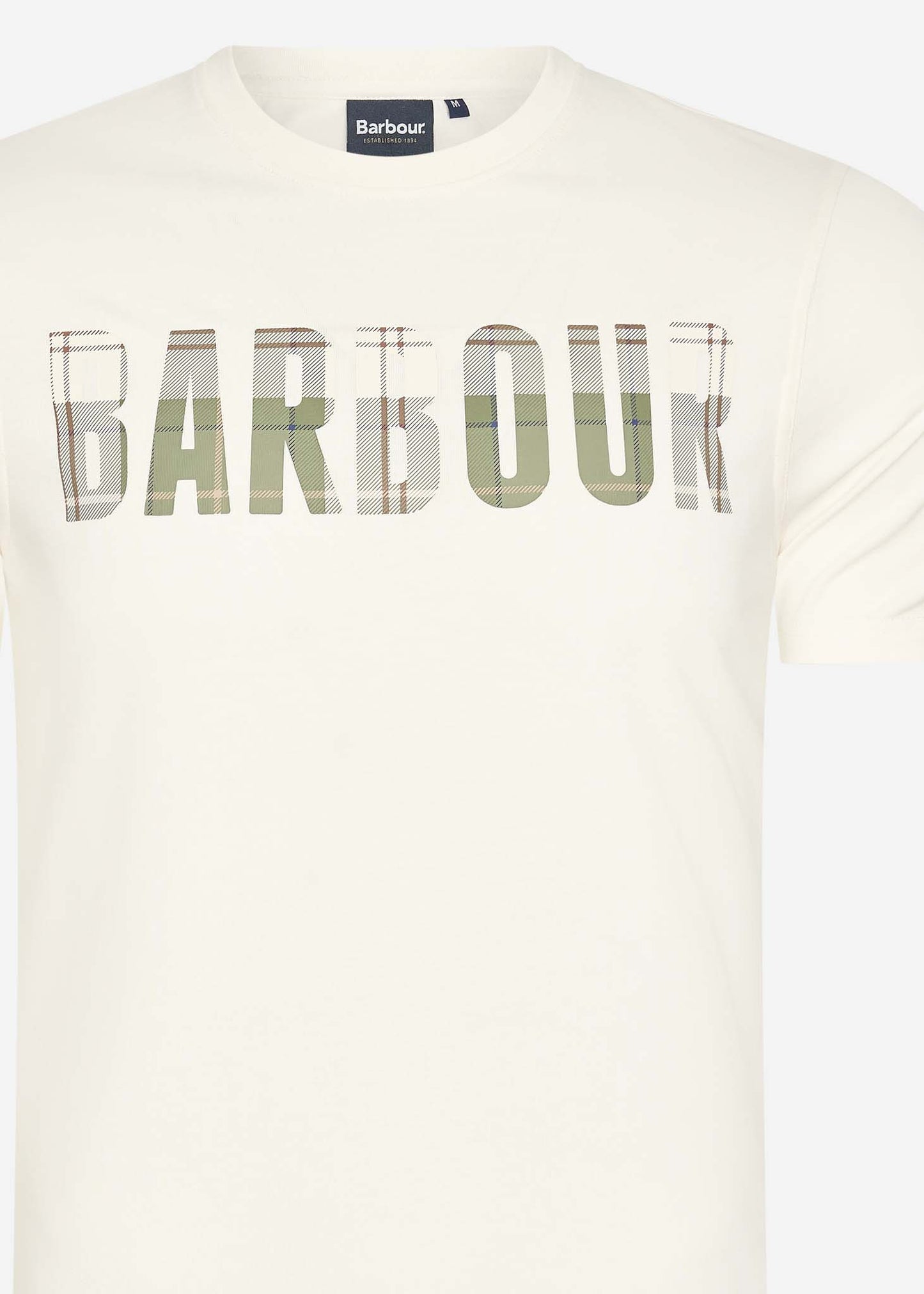 Barbour T-shirts  Thurford tee - whisper white 