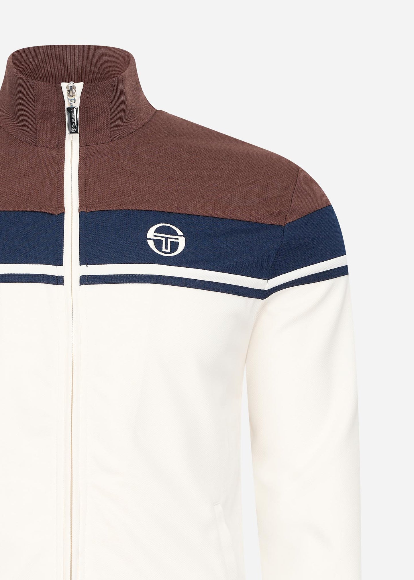 Sergio Tacchini Vesten Damarindo track top - gardenia deep mahogany