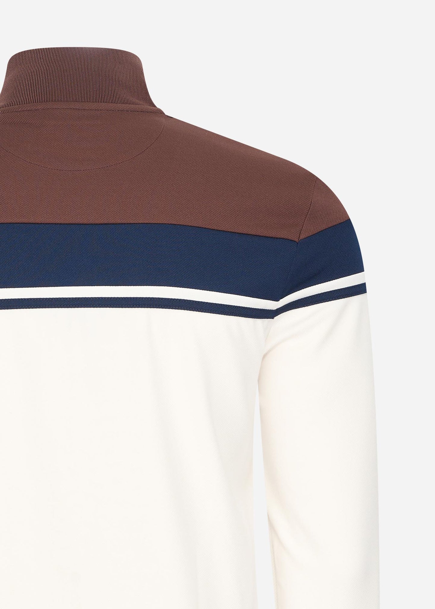 Sergio Tacchini Vesten Damarindo track top - gardenia deep mahogany