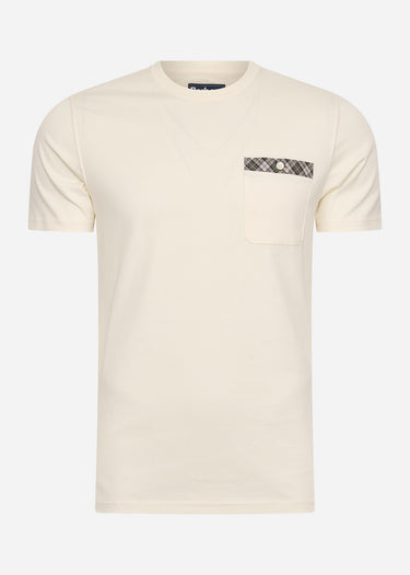 Barbour T-shirts  Durness pocket tee - whisper white