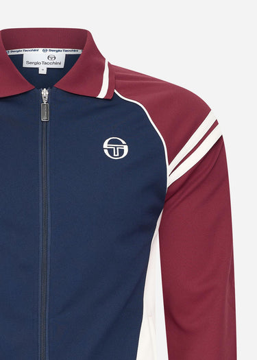 Sergio Tacchini Vesten New ascot track top - maritime blue tibetan red