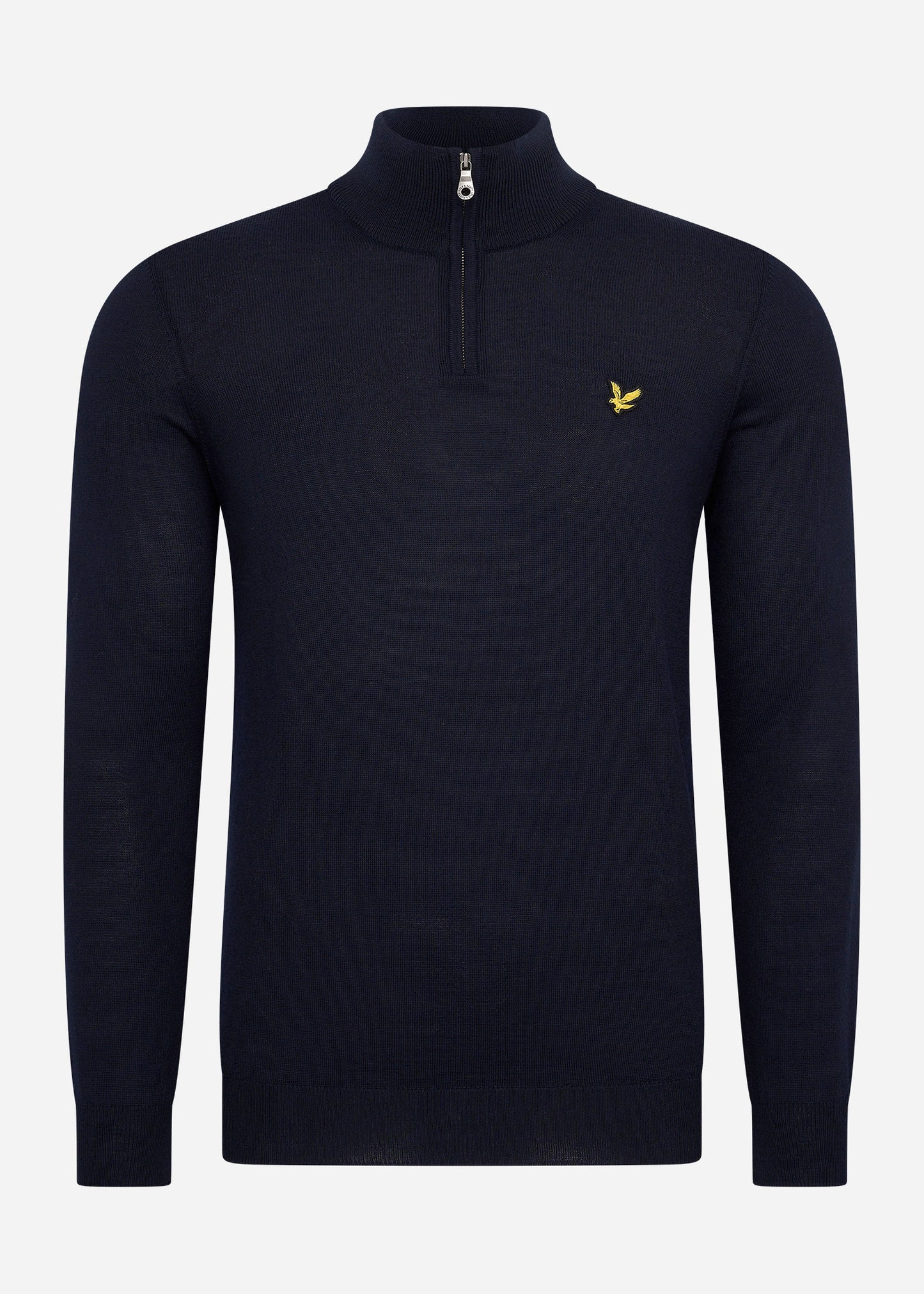 Lyle & Scott Truien Premium quarter zip merino mix - dark navy