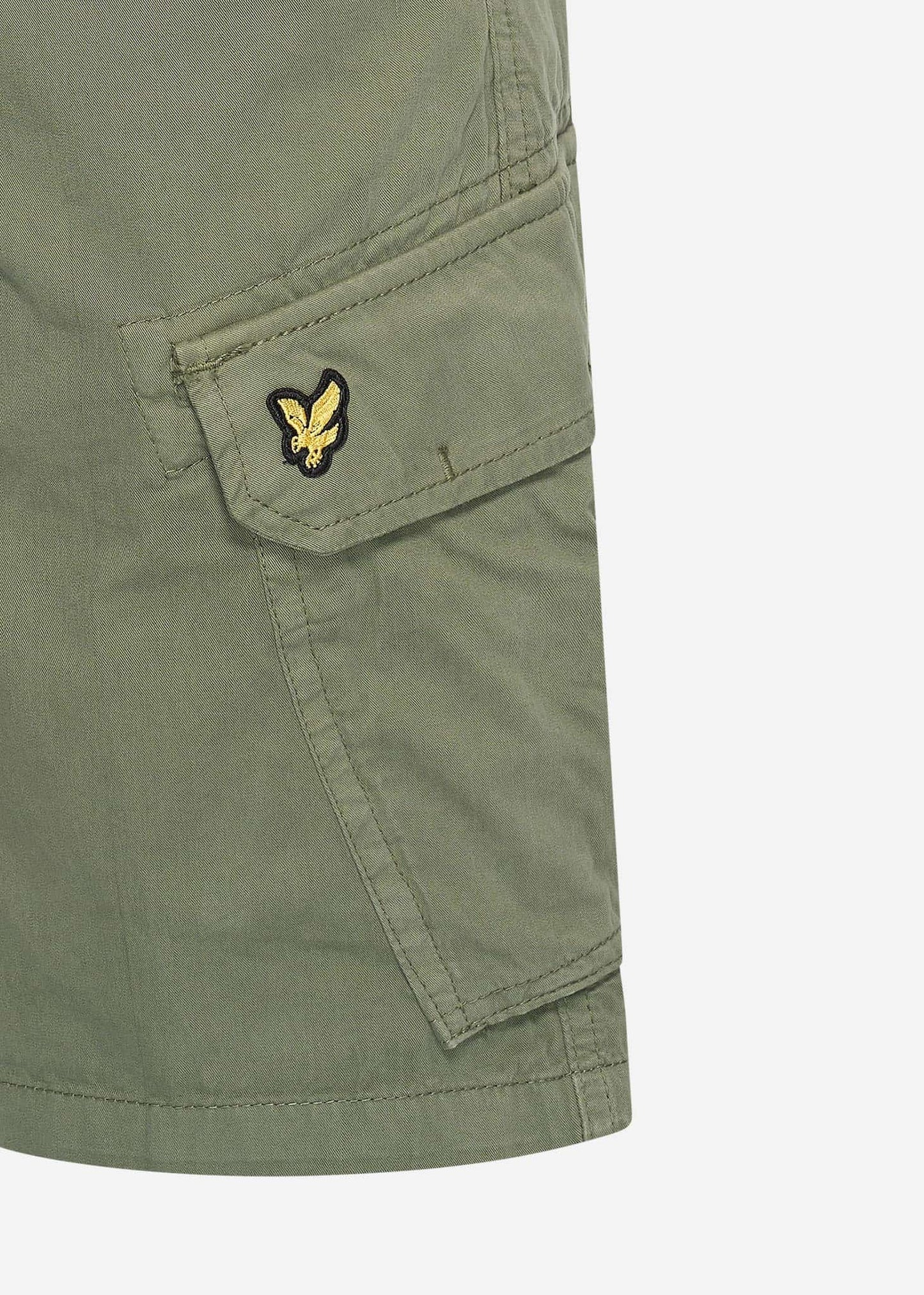 Lyle & Scott Korte Broeken Bestseller Wembley cargo short - sage green