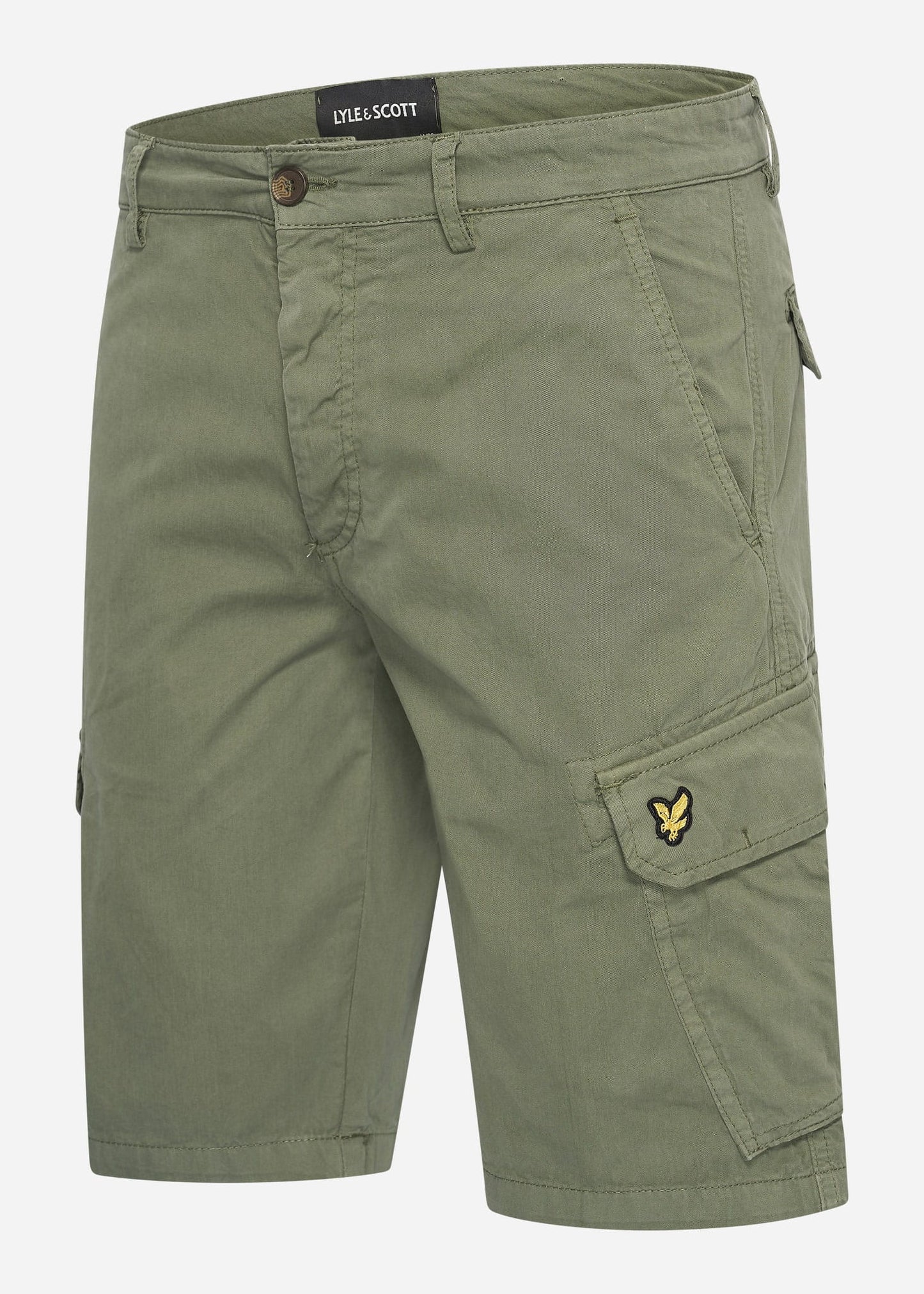 Lyle & Scott Korte Broeken Bestseller Wembley cargo short - sage green