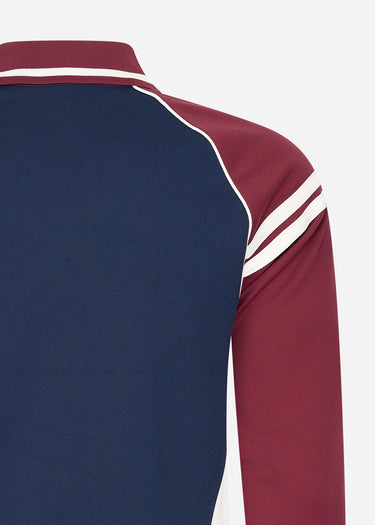 Sergio Tacchini Vesten New ascot track top - maritime blue tibetan red