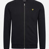 Lyle & Scott Vesten Jersey bomber - jet black