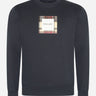 Marshall Artist Truien UK ism box logo crewneck - navy