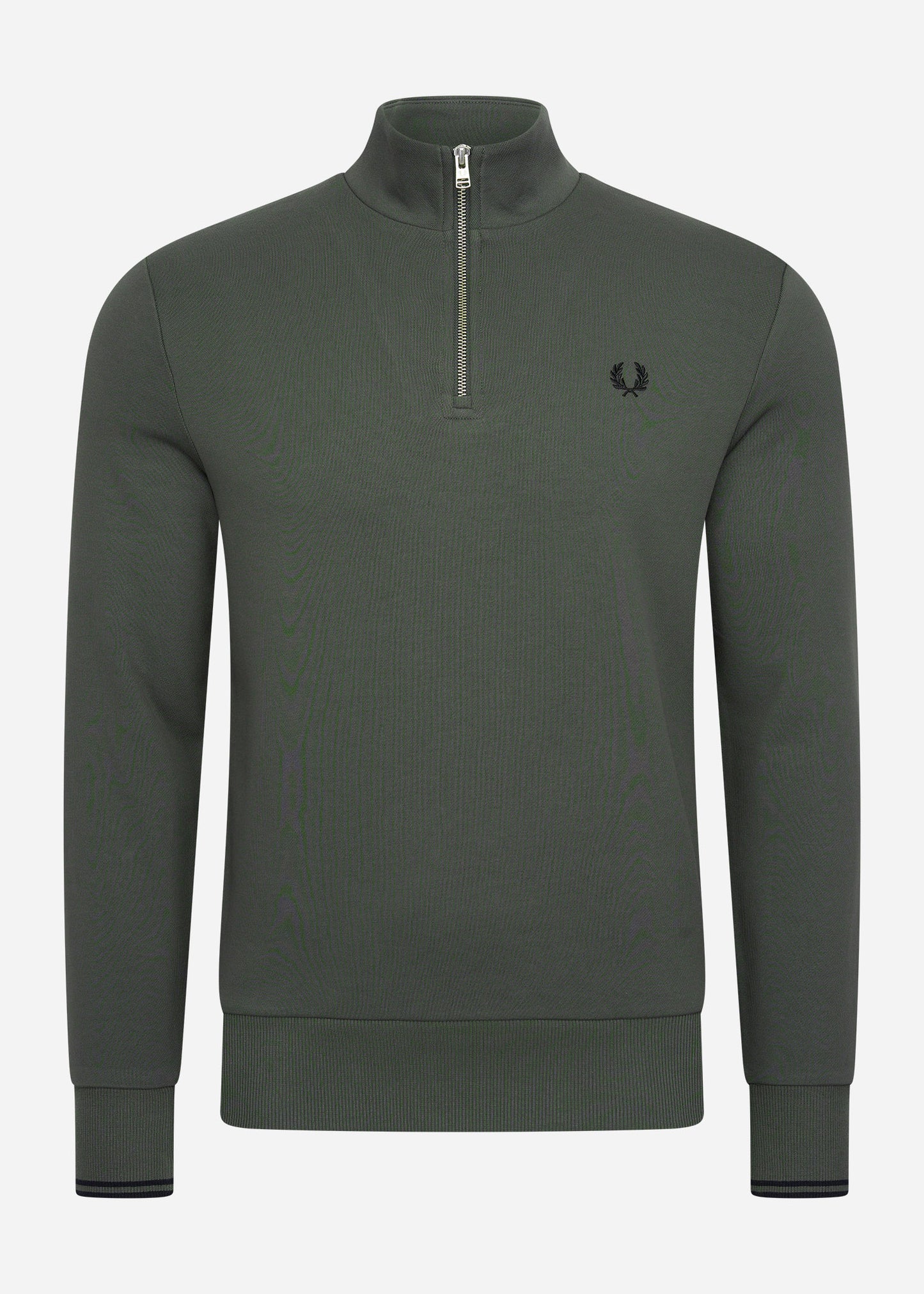 Fred Perry Truien Half zip sweatshirt - field green