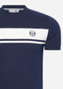 Sergio Tacchini T-shirts Master tee - blue white