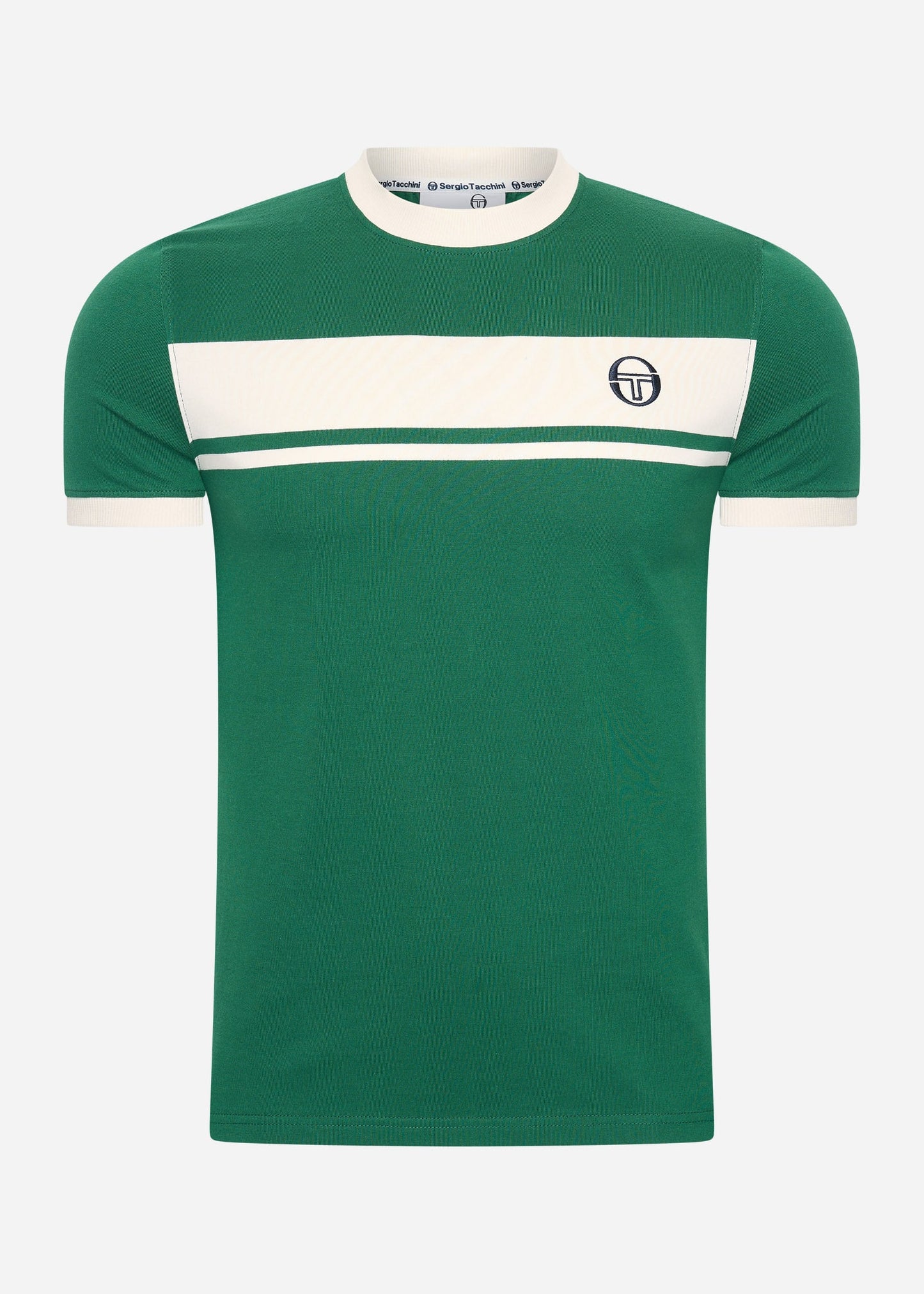 Sergio Tacchini T-shirts Master tee - green white