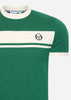 Sergio Tacchini T-shirts Master tee - green white