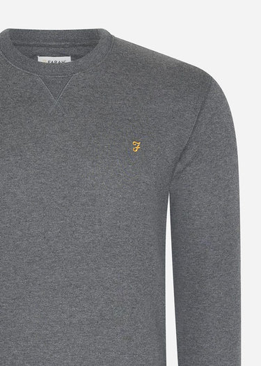 Farah Truien  Sweatshirt tim new crew - farah grey marl