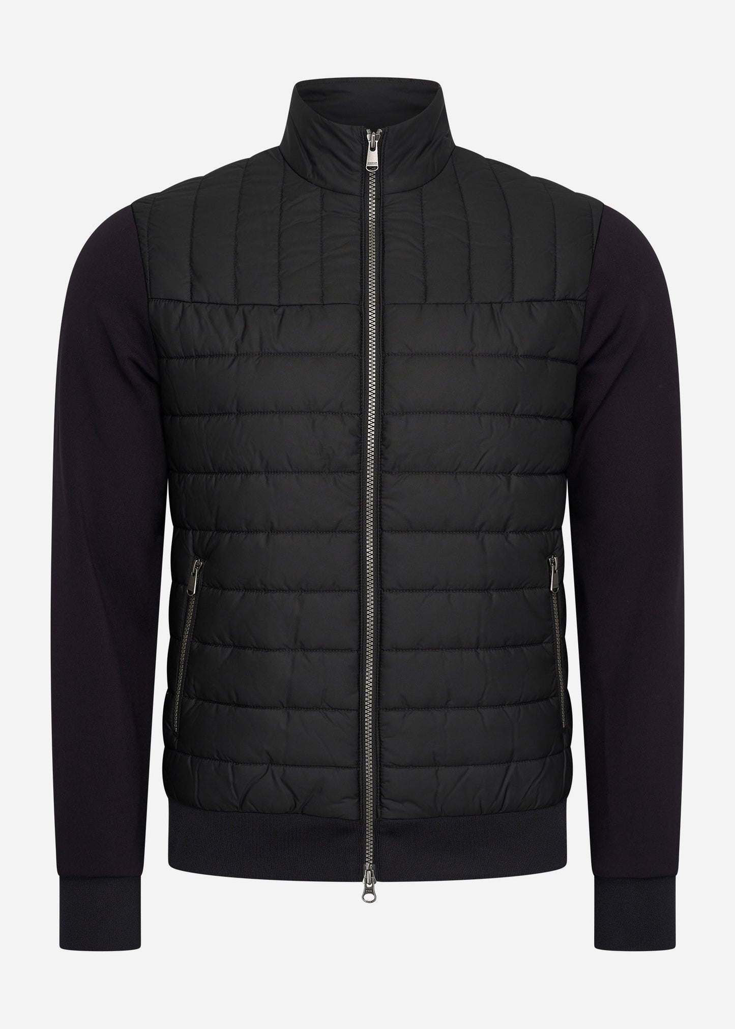 Barbour International Truien Counter quilted sweat - black
