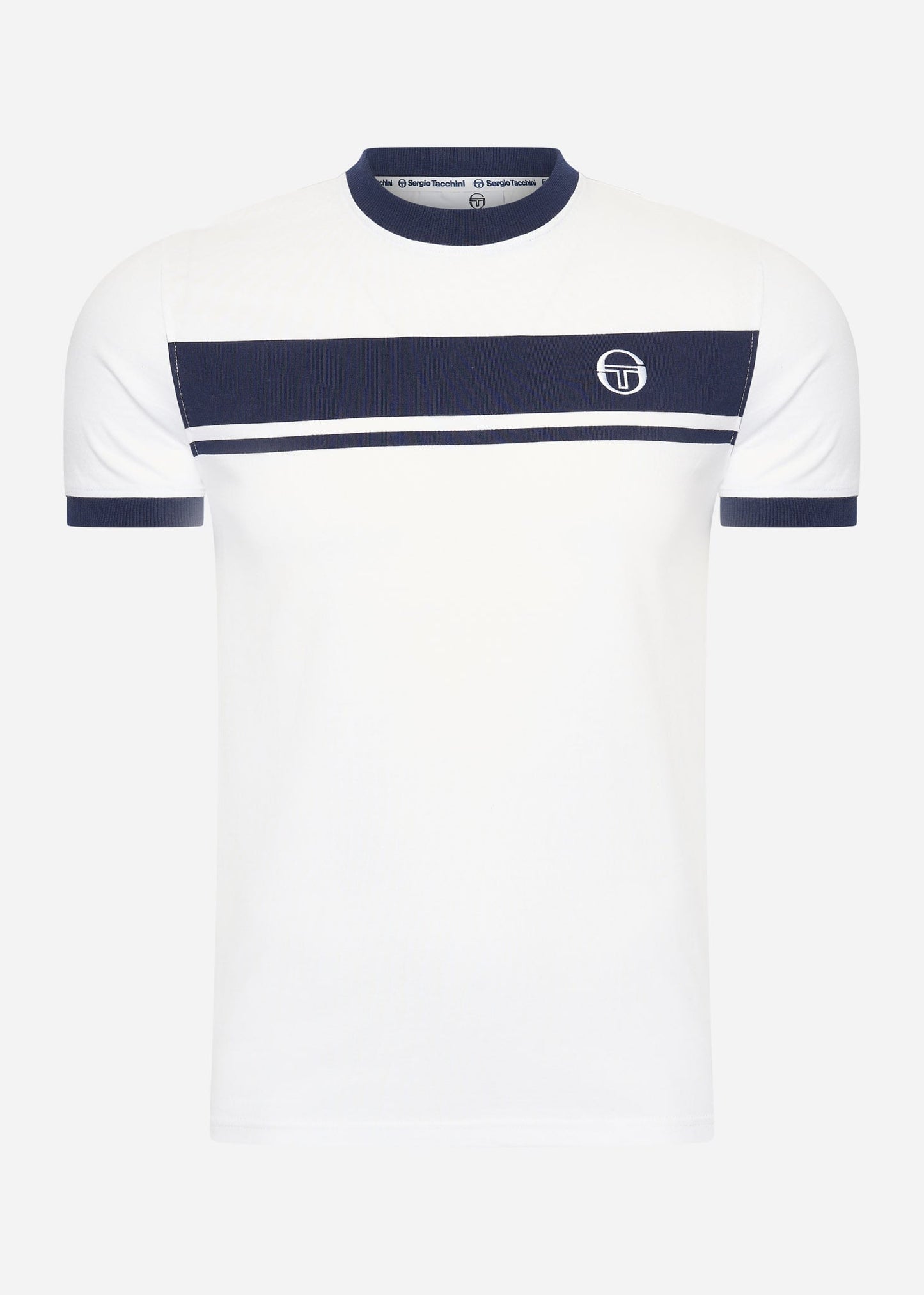 Sergio Tacchini T-shirts Master tee - white blue