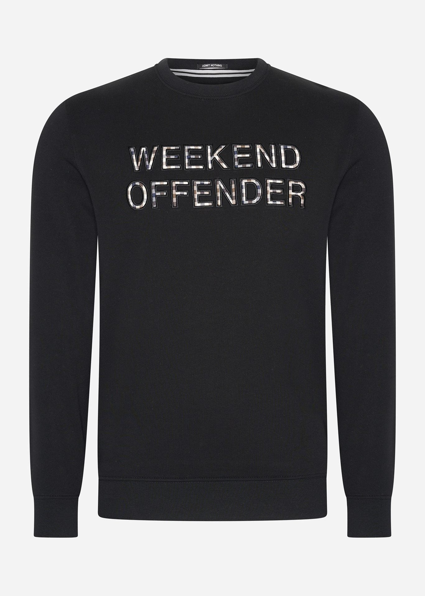 Weekend Offender Truien Warwick - black mid house check