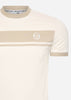 Sergio Tacchini T-shirts Master tee - white beige