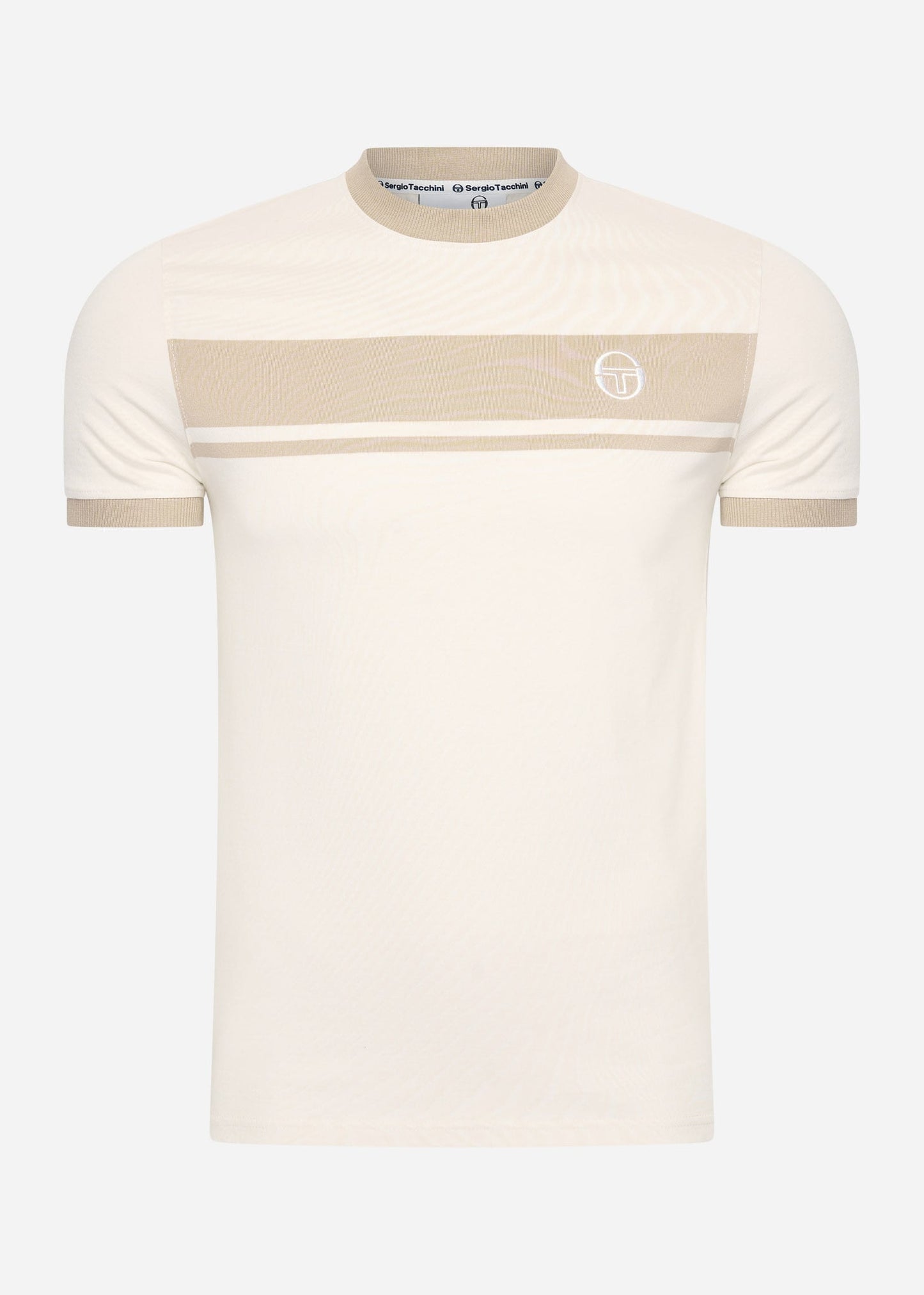 Sergio Tacchini T-shirts Master tee - white beige